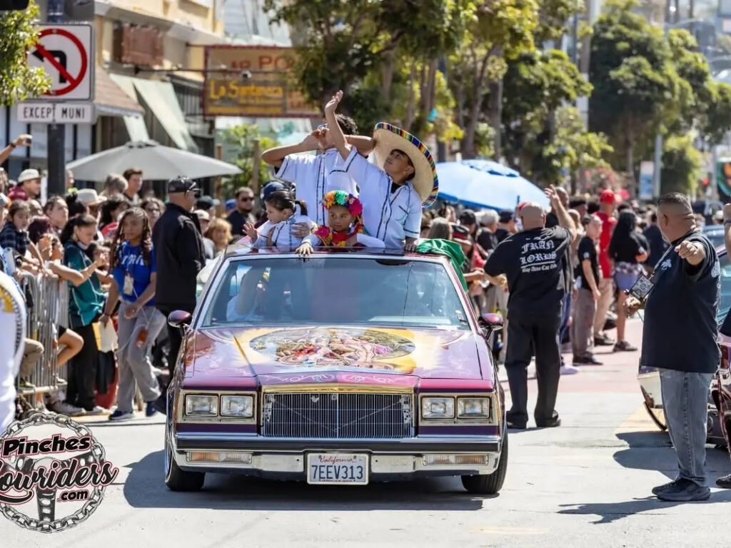 Crowds fill San Francisco Streets on Saturday, Sept. 20, for the first-ever televised lowrider parade.